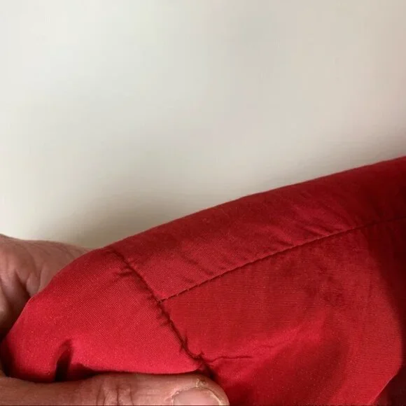 Riani Red Spring Coat with Ruffled Collar - Picture 6 of 14